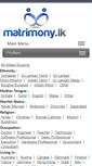 Mobile Screenshot of matrimony.lk
